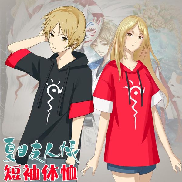 Camisetas para hombre Anime Natsume Yuujinchou Camiseta de algodón Camiseta TopMen's