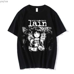T-shirts pour hommes expérimentations en série anime t-shirts hommes femmes t-shirts graphiques unisex iwakura manga girl sci fi