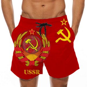 Herren-T-Shirts, Anime-Shirt, Harajuku-Männer-T-Shirt, rot, sowjetischer Designer, seltsam spezifische Shorts, übergroße Strandshorts, Herrenbekleidung, übergroße Hemden 230302