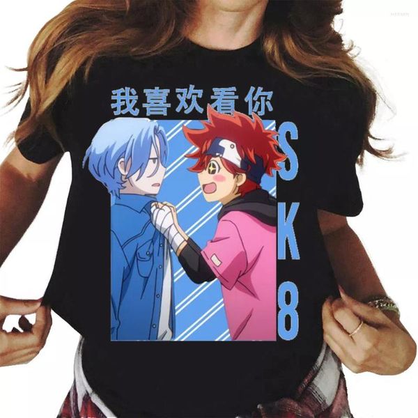 T-shirts pour hommes Anime SK8 The Infinity Shirt Hommes Kawaii Cartoon Skateboard Boys Graphic Print Tshirt T-shirts Casual Unisex Tops T-shirt