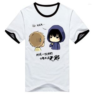 Heren t shirts anime t-shirt mannen en vrouwen casual cosplay graf tonen korte mouwen ronde nek print campus stijl