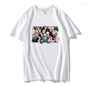 Heren t shirts anime t-shirt x harajuku man dames streetwear tee shirt cool killua zoldycksummer manga tops zachte kleren
