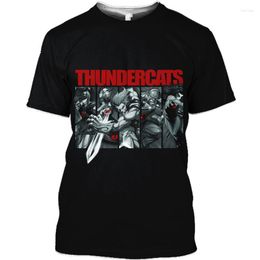 T-shirts pour hommes Anime Thundercats 3D impression chemise hommes mode enfants garçon Kawaii hauts fille hommes vêtements t-shirt surdimensionné T-shirts