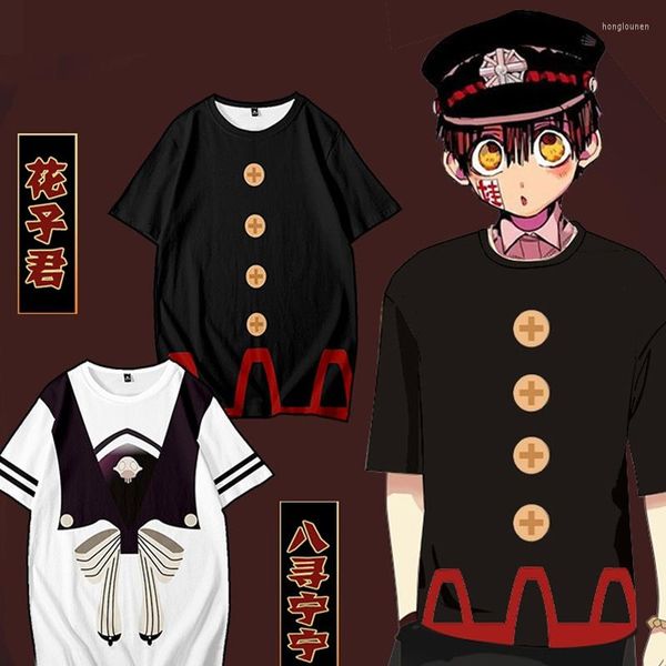 T-shirts pour hommes Anime toilettes liées Hanako-kun Nene Yashiro Cosplay Costumes T-shirt été hommes Hanako Kun t-shirts à manches courtes Couple vêtements