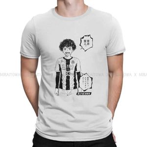 T-shirts pour hommes Aoashi Aoi Ashito Football Anime 100% coton T-shirts Hello Print T-shirt pour hommes nouvelle tendance vêtements taille S-6XL