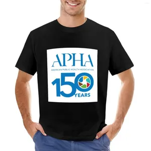 Camisetas para hombre APHA 150 aniversario Logo a todo color en blanco colección camiseta niños camisetas hombres