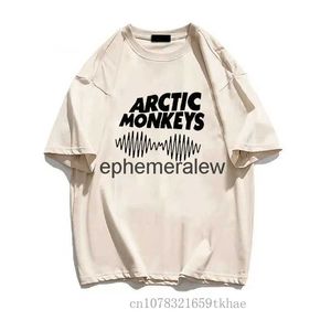 Camisetas para hombres Arctic Monkeys Ropa T Shirt Manga masculina Casual 2022 Y2k Hombres blancos MujeresH24220