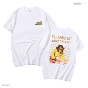 T-shirts pour hommes Arctic Monkeys Fluorescent Adolescent Graphique T-shirt Hommes Femmes Casual Surdimensionné À Manches Courtes Tshirt Mâle Noir Vintage Chemise 356