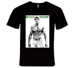 T-shirts masculins Arnold Schwarzenegger Young M. Olympia Beast Mode travaille un T-shirt 240327