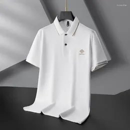 Herren T-Shirts Ankunft Mode Sommer Licht Business Casual Polo Baumwolle Kurzarm Übergroße Plus Größe XL 2XL 3XL 4XL5XL6XL 7XL 8XL