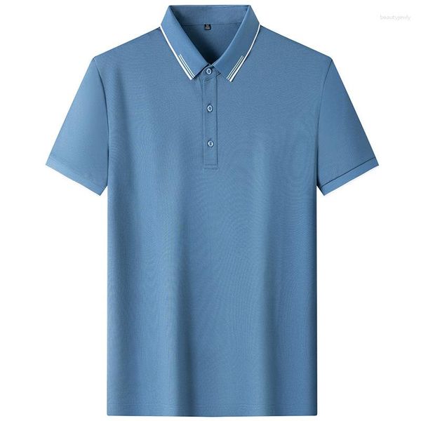 Camisetas para hombres Llegada Súper grande Polo de moda Floja Solidación corta Summer Summer Casual Plus Tamaño L XL 2XL 3XL 4XL 5XL 6XL7XL 8XL