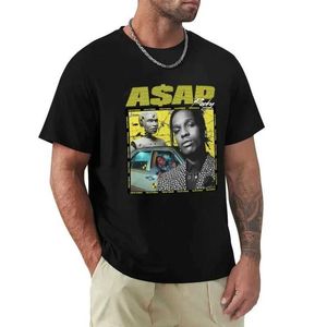 T-shirts masculins ASAP Rocky Testing 90S Retro T-shirt Sweater Fun Séchage rapide White Mens T-shirtl2403