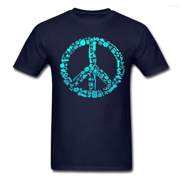 Camisetas para hombre, tamaño asiático, para hombre, Light War Is Peace, disfraces perfectos para fiesta, camiseta personalizada