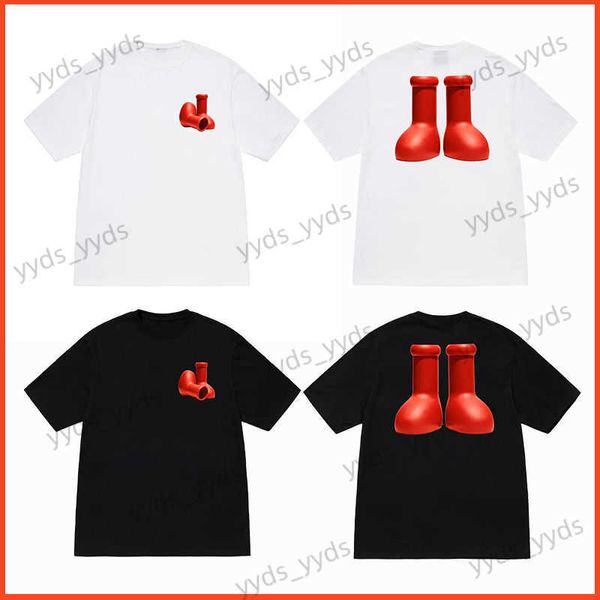 T-shirts pour hommes Astro Boy Creative Big Red Shoes Imprimé Bigred Boot T-shirt Hip Hop Couple Homme et Femme T230327
