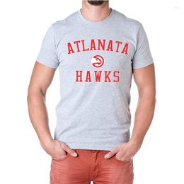 Heren T Shirts Atlanta Men Basketball Shirt Katoen Training Jersey T Tees S0275 Summer Fashion T-Shirt Euro-maat