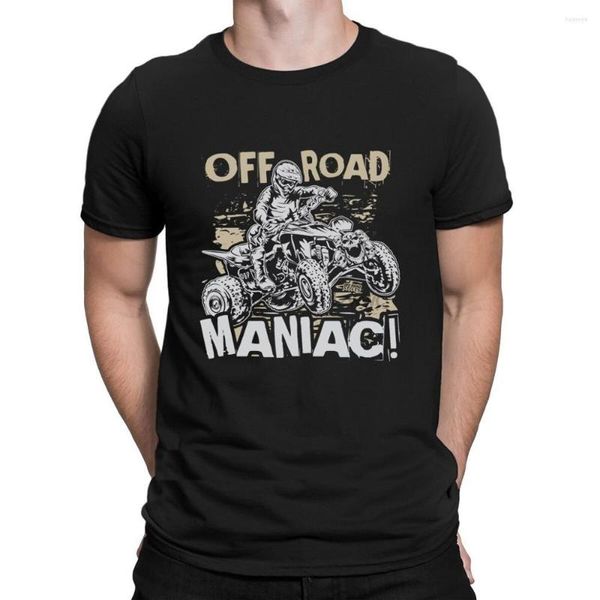 T-shirts pour hommes Atv Quad Off Road Maniac Shirt Graphic Funny Family Big Sizes Men Tops Original Summer Style Tee Design