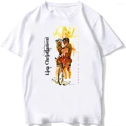 T-shirts pour hommes Avid Cyclist Bike Cycling Design T-shirt Hommes Manches courtes Vélo Sport Chemise Hip Hop Casual Boy Tees Unisexe Blanc Tops