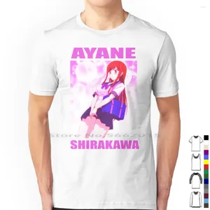 T-shirts masculins Ayane Shirakawa-Overflow Shirt Cotton Shirakawa Overflow Anime Kazushi Sudou Hentai Manga Short Long