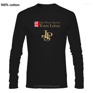 T-shirts pour hommes Ayrton Senna chemise John Player équipe spéciale Lotus T-Shirt mode à manches longues T-shirt hommes graphique drôle XXX coton T-shirt