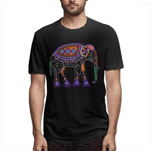 Heren t shirts aztec olifant dier short mouw t-shirt zomer tops mode T-stukken