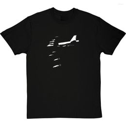 Heren T-shirts B-52 Stratofortress Bomber Men T-shirt Kort mouw Casual katoen Summer Shirt