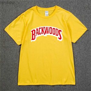 Camisetas para hombre Backwoods, camisetas 2022 a estrenar, camiseta de algodón de manga corta para hombre, moda urbana, Hip Hop, ropa de calle Rock, camiseta Swag para hombre L240110