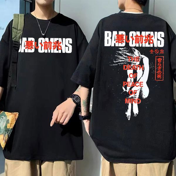 T-shirts pour hommes Bad Omens Band Tour American Music T-shirt A Tour of The Concrete Jungle Tour Tshirt Hommes Femmes Casual T-shirts en coton surdimensionnés 230703