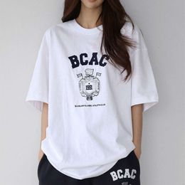 Camisetas para hombres Manga corta Bad Fundir Zhou Yutong Zhang Zixuan mismo BCAC Camiseta de longitud media suelta Algodón de algodón de algodón ME6R