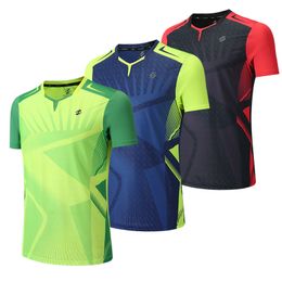 Heren T-shirts Badmintonshirt Sportkleding Tennisshirt Heren sport Tafeltennis Shirts tenniskleding Qucik dry Running Exercise trainingsshirt 230601