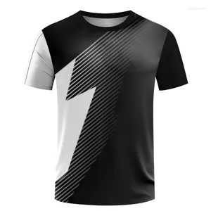 Camisetas para hombre, bádminton, manga corta, Fitness, correr, ropa de entrenamiento para mujer, camiseta ultrafina de secado rápido de verano para niños de talla grande