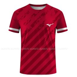 Camisetas para hombre Serie de tenis de bádminton Impresión 3D Harajuku Deportes para hombres y mujeres Camiseta de cuello redondo de manga corta suelta cómoda 230612