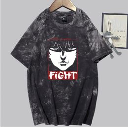 Camisetas para hombres Baki The Grappler Anime Camiseta para hombre Yujiro Hanma Manga corta Casual Hombres Camiseta Ropa Masculina