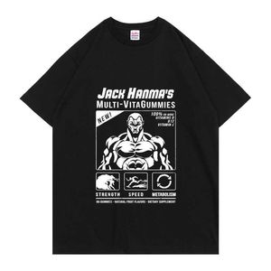 Camisetas de hombre Baki The Grappler Manga Gráficos Imprimir Camiseta Hombre Hanma Yujiro Anime japonés Camisetas Tops Anime Hombre Camiseta de algodón Manga corta J230217