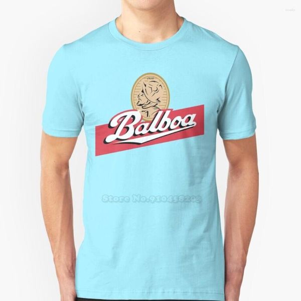 Camisetas masculinas Balboa Cerveja verão adorável design Hip Hop Tops