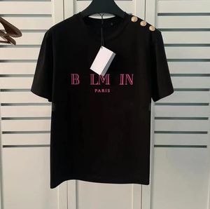 Camisetas para hombres Balman camiseta 2023s diseñador hombres mujeres verano negro rojo letra ropa impresión camisa de lujo manga moda alta calidad top asiático tamaño s-xxl hxxh