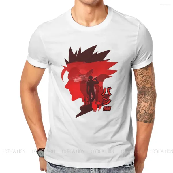 T-shirts pour hommes Ban Style TShirt The Seven Deadly Sins Nanatsu No Taizai Anime Conception confortable Cadeau Vêtements Chemise à manches courtes Ofertas