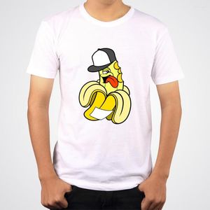 T-shirts pour hommes Banana Cartoon Shirt pour hommes à manches courtes O-Neck Summer Graphic Tops Tees Camiseta Hombre Accepter des vêtements personnalisés