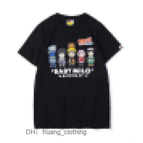 T-shirts pour hommes Bape A Baignade Ape X Anime T-shirt Bape Baby Milo Collab Anime Shirt U1YU