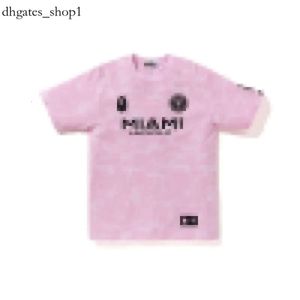 Mannen T-shirts Bape X MIAMI EEN Badende Ape Zeldzame Gorilla Hoofd T-shirt Print TEE Korte Mouw Haikyuu Anime spelen 649