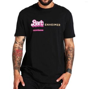 Camisetas para hombre, camisa de Barbenheimer Retro 2023, tendencia de película, regalo para fanáticos, camisetas de algodón de manga corta Unisex con cuello redondo para hombres y mujeres