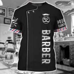 Camisetas para hombres Camisa Barber Shop Camisetas para hombres 3D Ropa personalizada para hombre personalizado