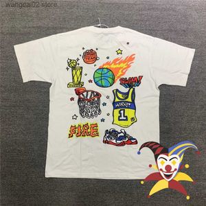 Mannen T-Shirts Basketbal Chinatown Markt T-Shirt Mannen Vrouwen Oversized T-shirt Tops Tee T230602