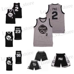 Camisetas masculinas Jerseys de baloncesto Torneo Shoot Out Birdmen 2 PAC 23 Motaw 96 Birdie Costura bordado deportes al aire libre gris nuevo T240408 T240408