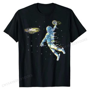 T-shirts masculins Space de basket-ball astronaute slam slam sportive humour t-shirt rabais t-shirt décontracté coton tops ts pour hommes d'été t240425