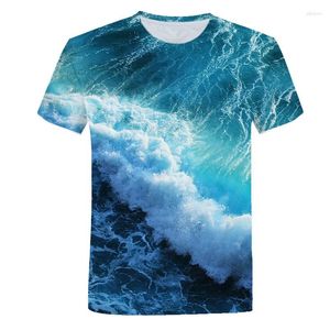 Heren t Shirts Beach Holiday Ocean T-shirt 3d print Men Women Unisex T-shirt zomer Oversized casual mode snel droge kleding T-stukken