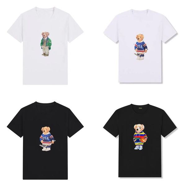 T-shirt de créateur pour hommes T-shirts pour hommes T-shirts ours créateurs de mode T Ralphs Polos T-shirts pour femmes T-shirts homme T-shirt Luxurys Vêtements T-shirt de créateur à manches