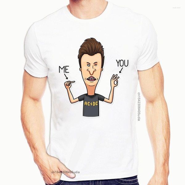 T-Shirts pour hommes Beavis et Butthead imprimé T-Shirt pour hommes femmes mâle plaine fou T-Shirts haut en coton T-Shirts