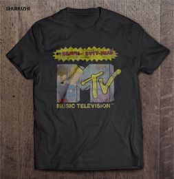 Men s t Shirts Beavis Dan Butthead Distressed Mtv t -shirts Kaus Katun T -shirt Fashion Musim Panas Pria Ukuran Eropa 230509