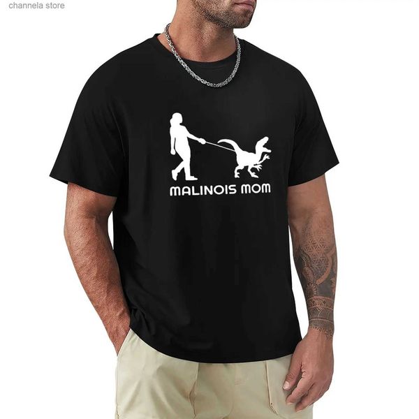 Camisetas para hombre Camiseta belga malinois camiseta divertida camisetas de gato camiseta lisa ropa para hombre T240227