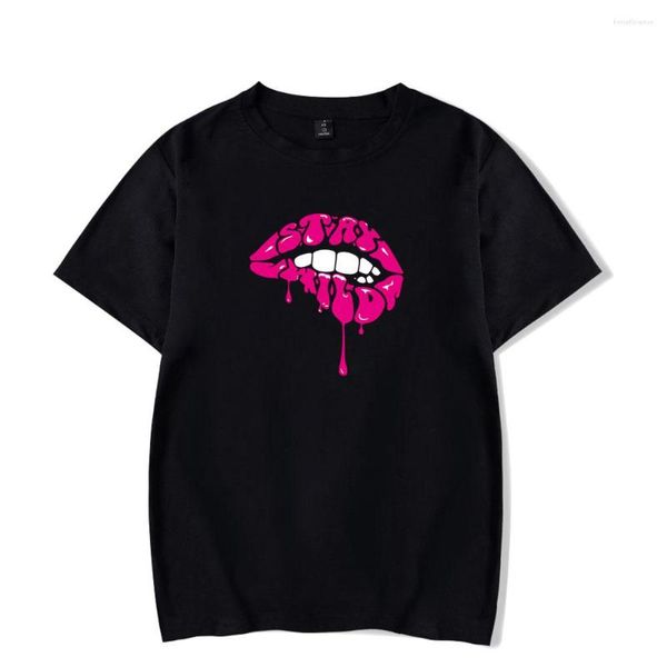 Camisetas de hombre Ben Azelart Stay Wild LIP Logo Merch camiseta de manga corta para hombre y mujer camiseta divertida Unisex Harajuku Tops